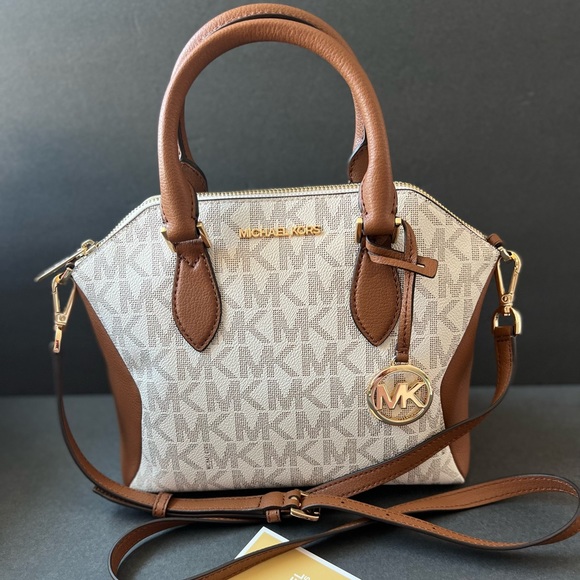 NWT MICHAEL KORS CORALINE MEDIUM MESSENGER SATCHEL - Picture 1 of 7